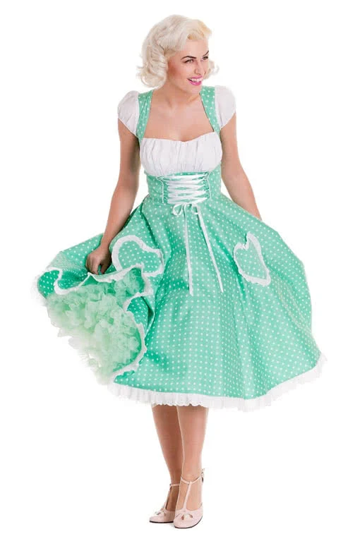 Rockabilly Dirndl grün