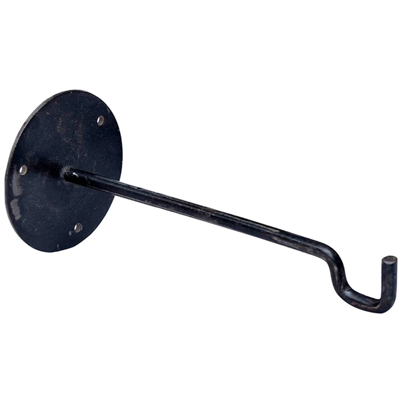 Wandhaken Garderobenhaken Eisen 22 cm Grau Braun