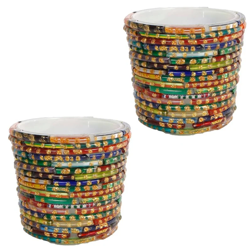 2er Set Windlicht Orientalisch bunt 6 cm