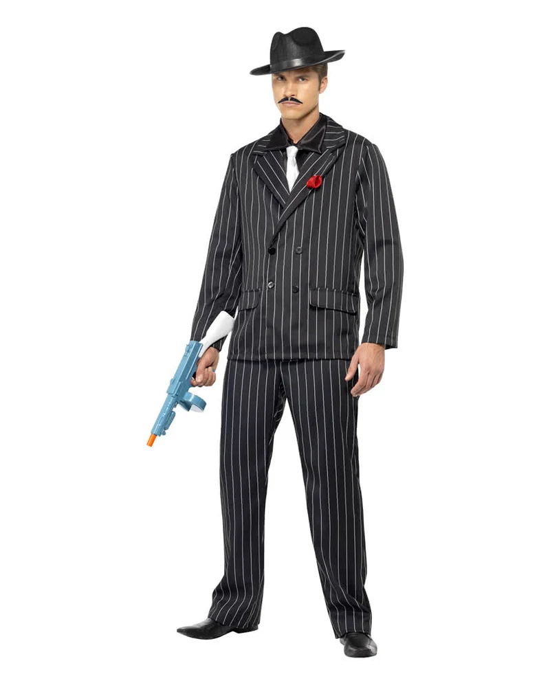 Nadelstreifen Mafia Anzug