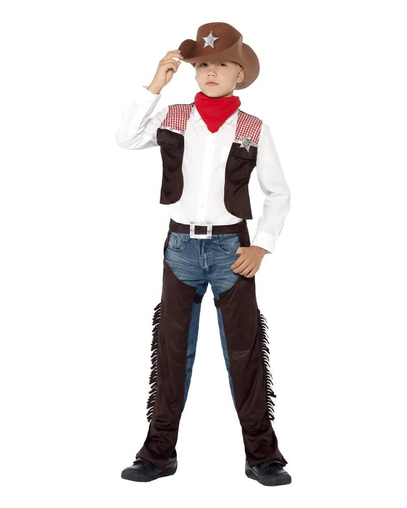 Cowboy Kinderkostüm mit Hut
