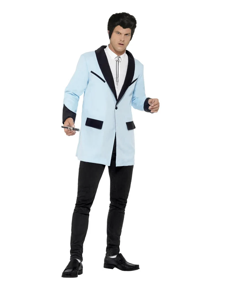 50er Jahre Herrenjacke blau