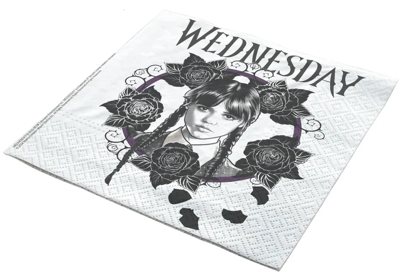 Wednesday Servietten 33 cm, 20 Stück