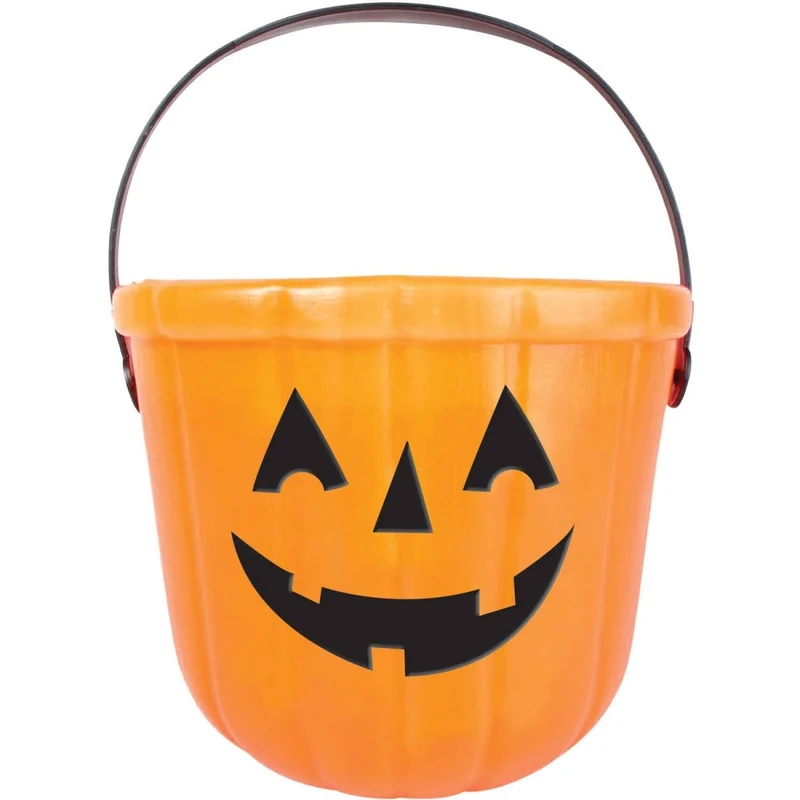 Halloweem Eimer Hallo-Ween Orange 17cm