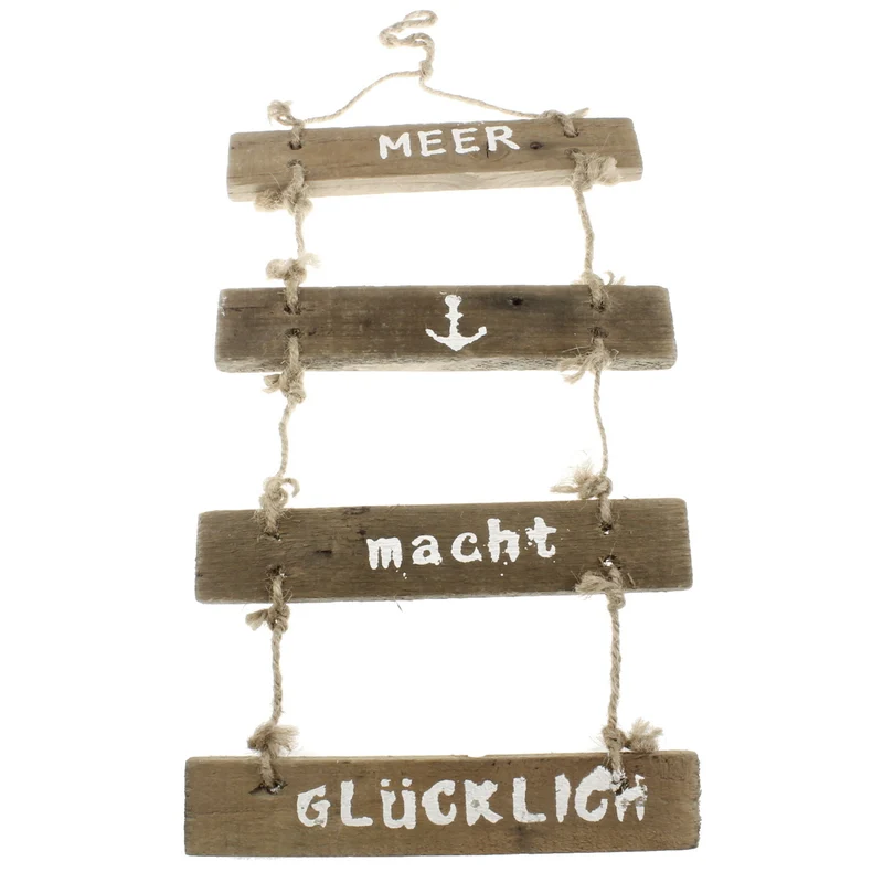 Holzschild maritim 42 cm
