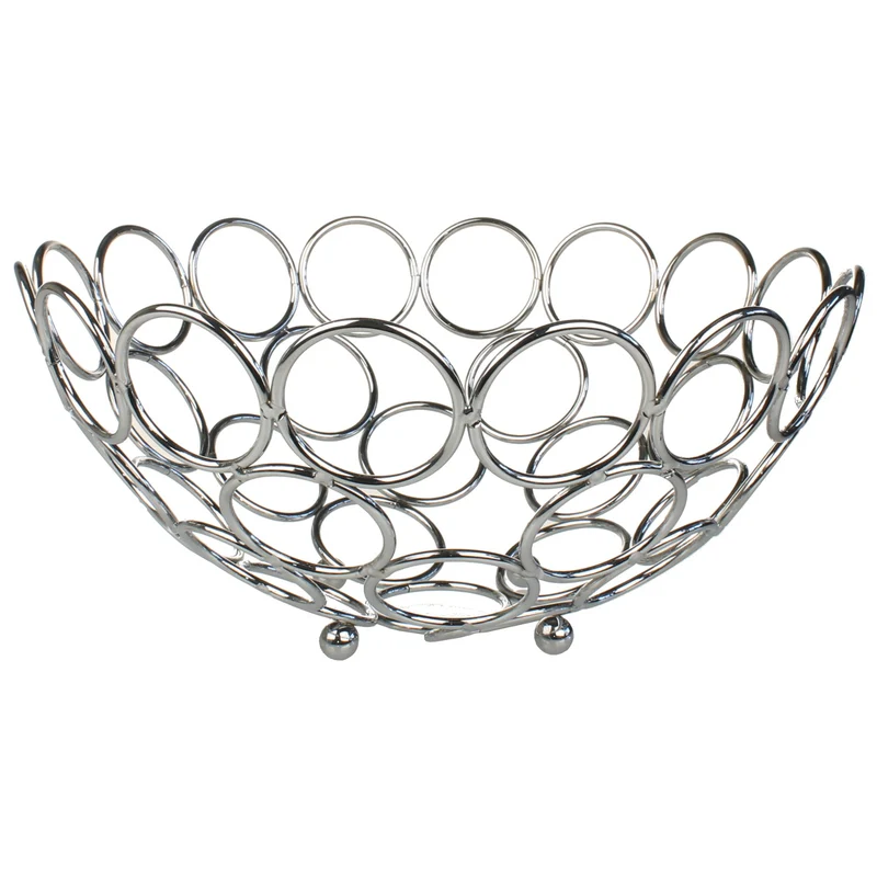 Dekoschale Silber Metall