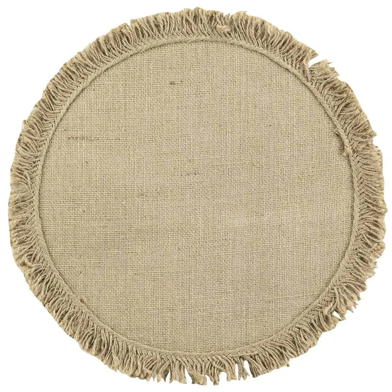 2er Set Platzset Jute 38 cm Brau Natur
