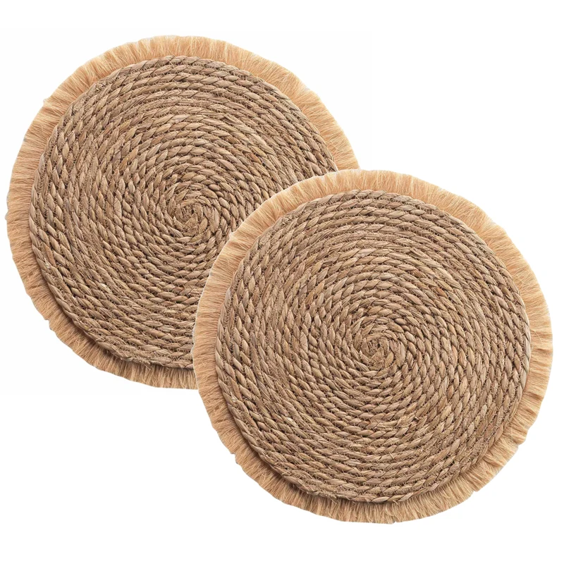 Platzset Maisstroh 38 cm Beige Dunkel oder Hell