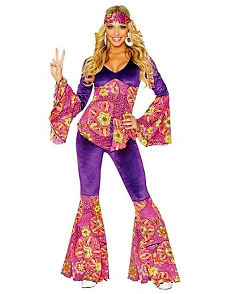 Flower Power Hippie Kostüm