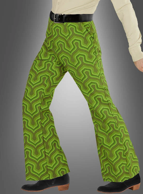 Retro Hose Herren grün