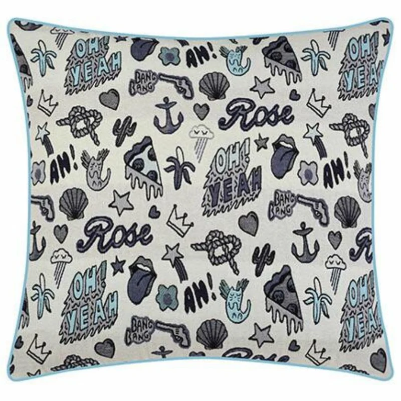 Pad Kissenhülle Pop Art blue