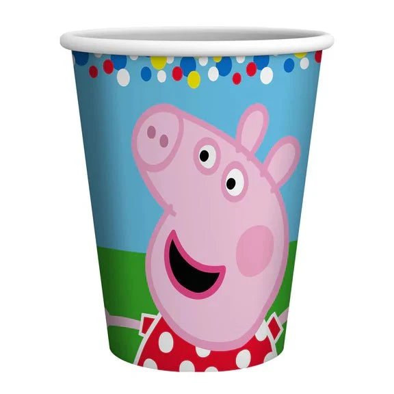 Peppa Pig-Becher 250 ml, 8er-Pack