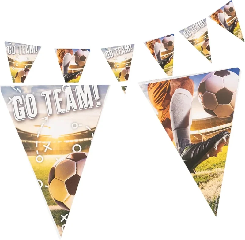 Fußball-Girlande „Go Team“, 4 m