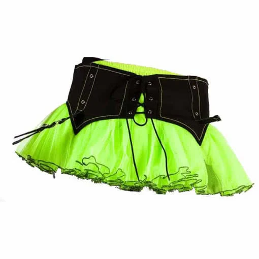 grüner Cyber Mini Rock