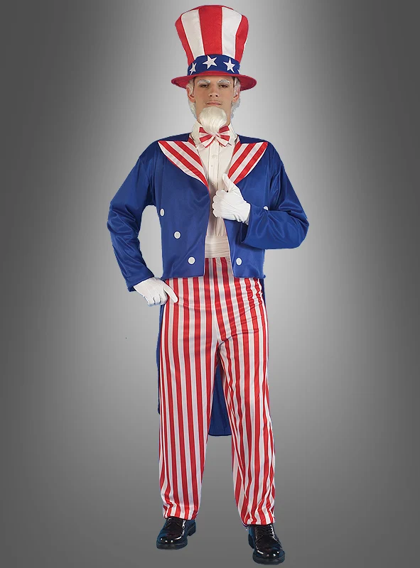 Onkel Sam USA Nationalfigur Kostüm