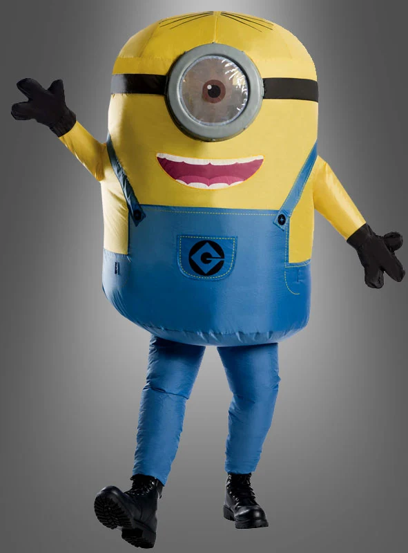 Aufblasbares Minion Kostüm Stuart