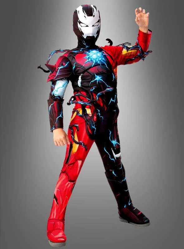 Deluxe Venomized Iron Man Kostüm Kinder