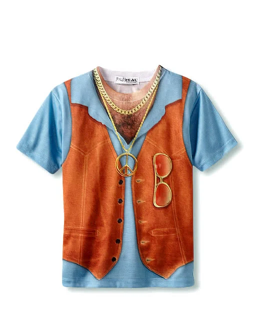 Haarige Brust Hippie Shirt