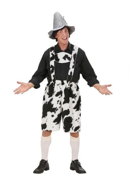 Kuh Lederhose aus Plüsch