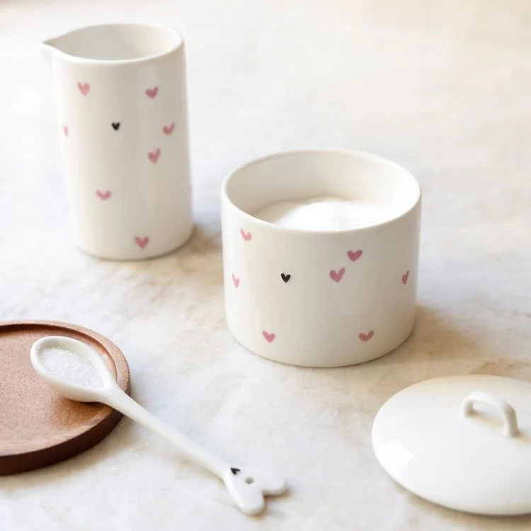 Bastion Collections Zuckerdose Rose Hearts