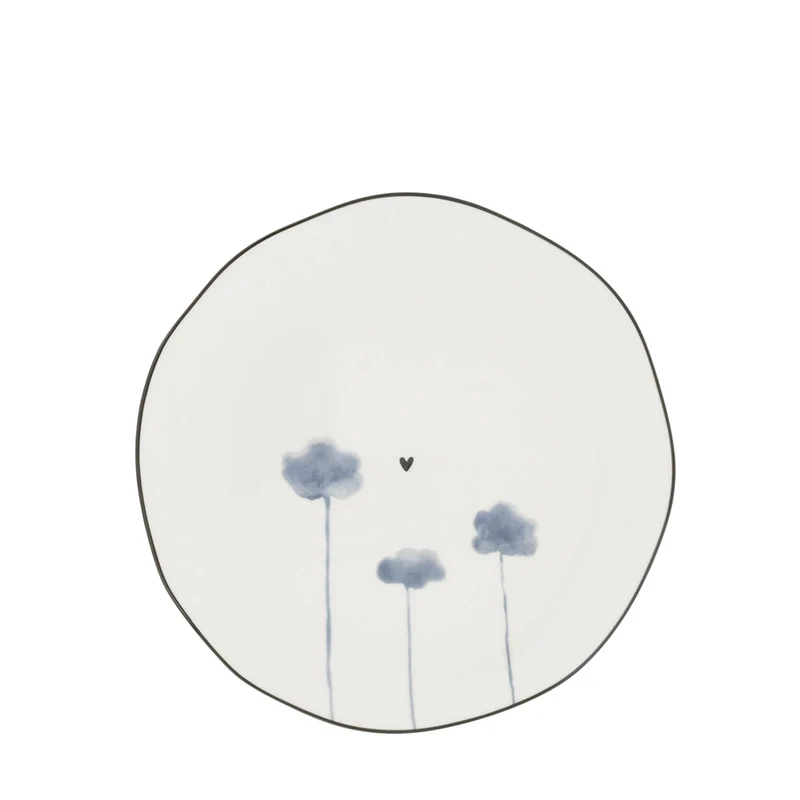 Bastion Collections Dessertteller Iris Blue Poppy