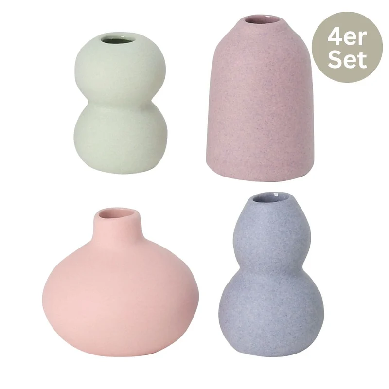 Räder Kleine Blümchenvasen 4er-Set