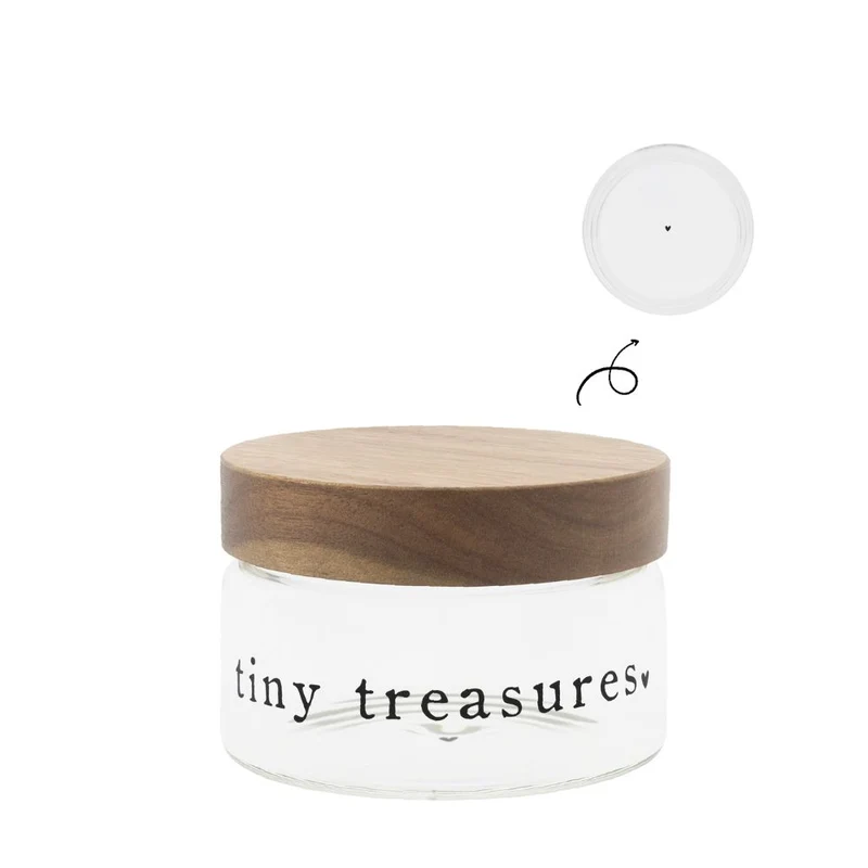 Bastion Collections Vorratsdose mit Holzdeckel Tiny Treasures XS