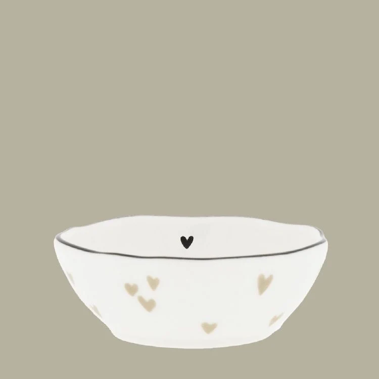 Bastion Collections Schale Natural Hearts klein