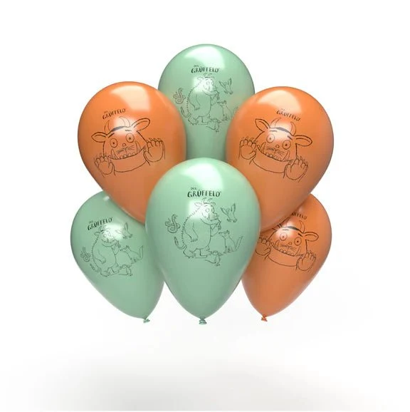 Die Gruffalo-Ballons Blau-Orange 25 cm 10 Stück