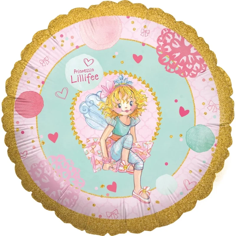Prinzessin Lillifee Heliumballon, rund, leer, 45 cm