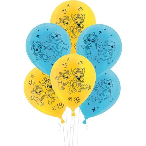 Paw Patrol-Luftballons, 25 cm, 10 Stück