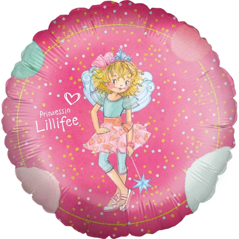 Prinzessin Lillifee Heliumballon, rosa, leer, 45 cm