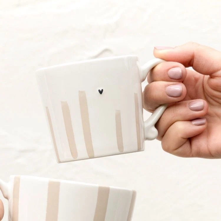 Bastion Collections Tasse Natural Big Stripes