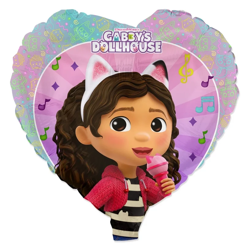 Gabby’s Dollhouse Heliumballon, leer, 45 cm