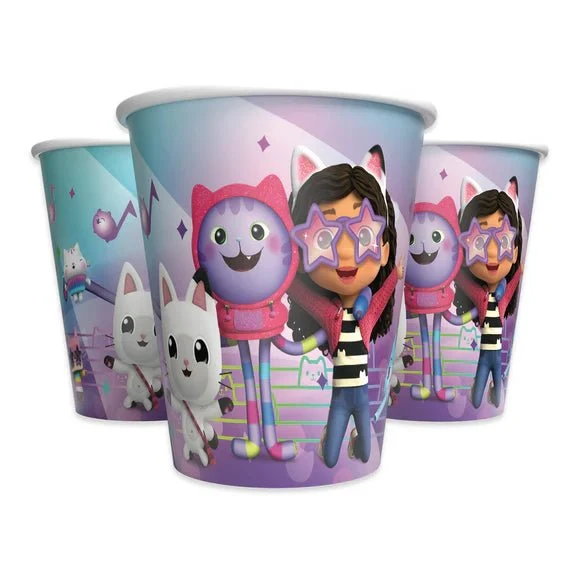 Gabby's Dollhouse Becher, bunt, 250 ml, 8 Stück