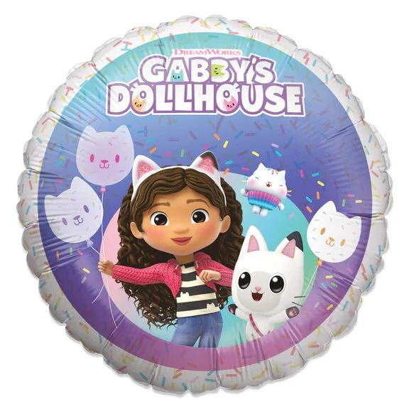 Gabby's Dollhouse Heliumballon, bunt, leer, 45 cm