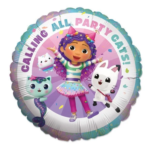 Gabby’s Dollhouse Heliumballon, leer, 45 cm