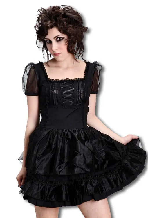 Spitzenkleid schwarz