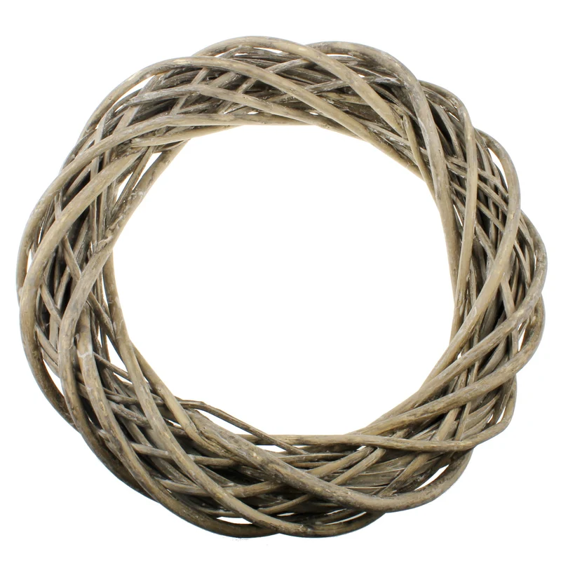 Weidenkranz Grau klein 30 cm