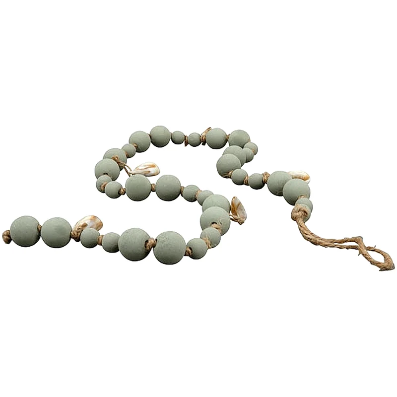 Dekokette Muscheln, seilbeilgrün
