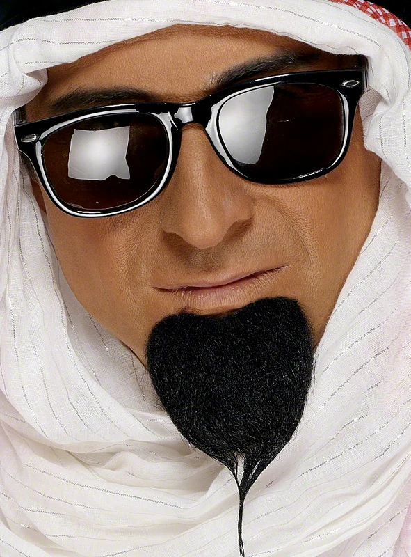 Araber Ölscheich Bart Kinnbart