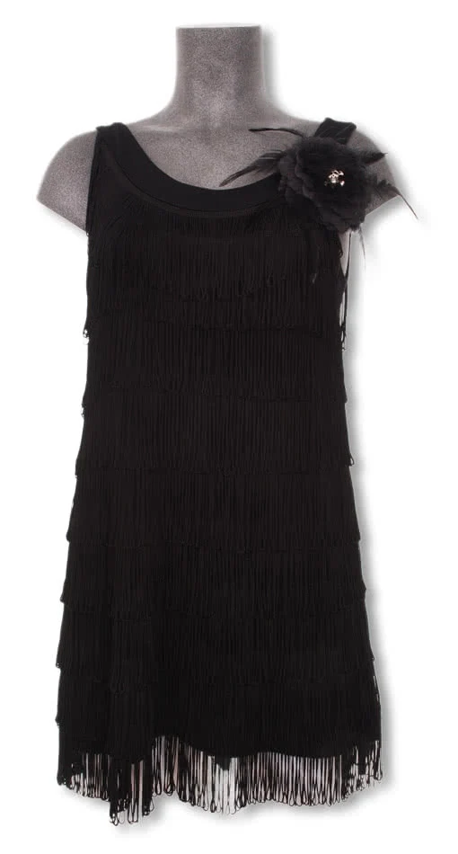 20er Jahre Kleid schwarz