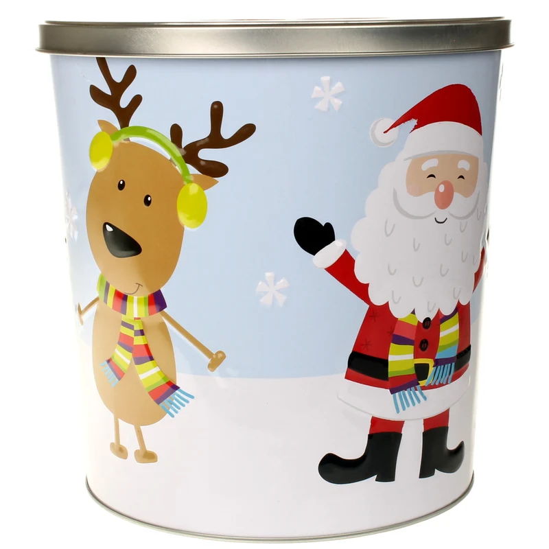 XXL Gebäckdose Weihnachtsmann Metall