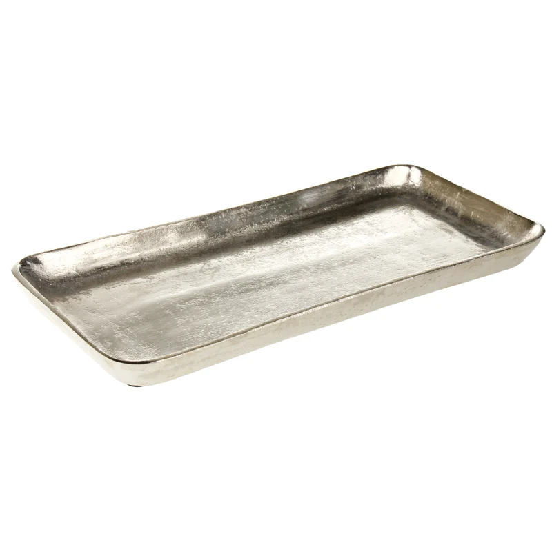 Tablett Silber 29,5 cm Alu