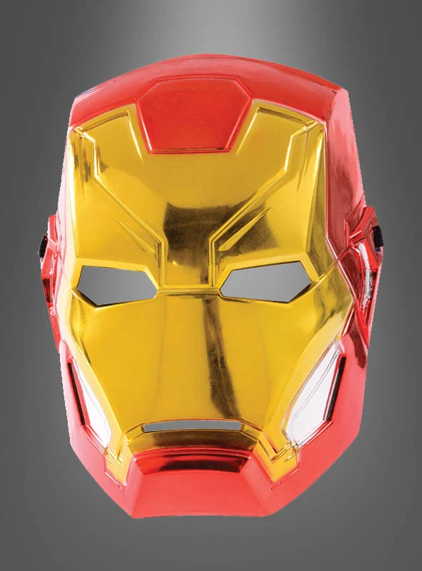 Iron Man Maske metalloptik