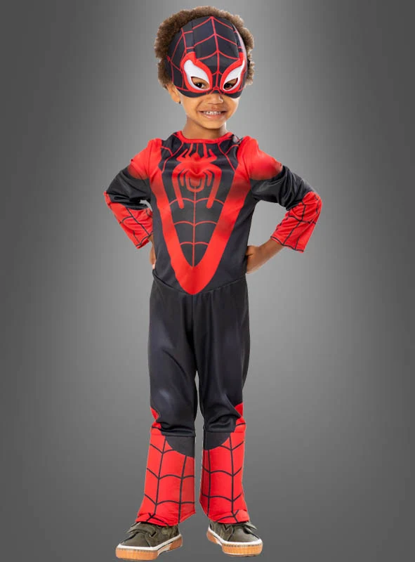 Spiderman Kostüm schwarz-rot Kinder