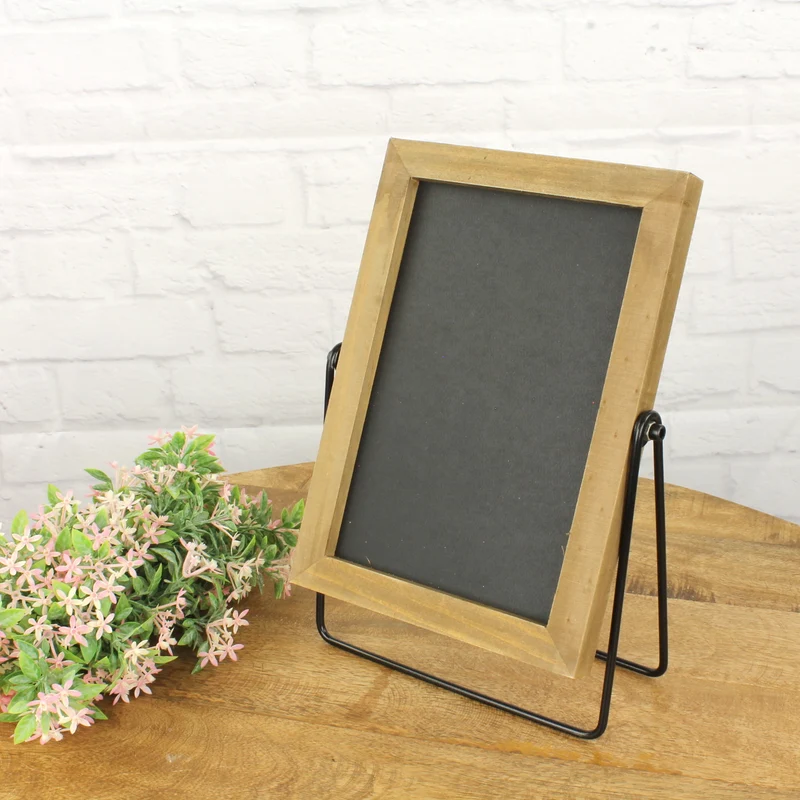 Standtafel Holz Metall