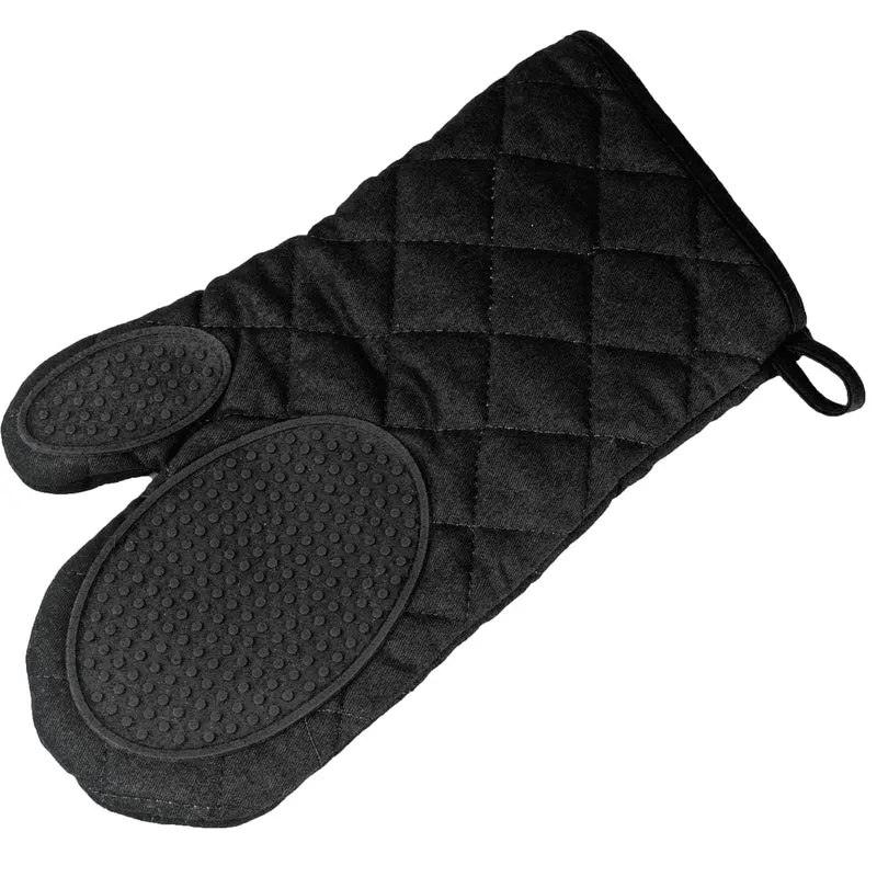 Backhandschuh Schwarz Silikon