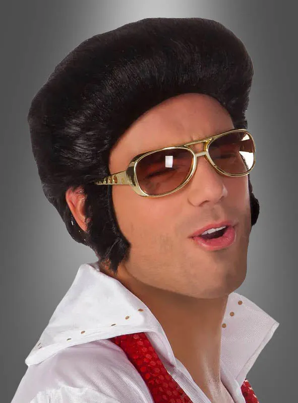 Elvis Brille Original Lizenz gold