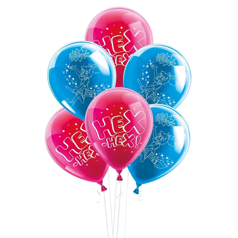 Bibi Blocksberg Luftballons 25 cm, 10 Stück